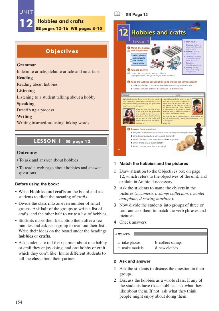 Choosing a hobby - crafts Choosing a hobby - crafts